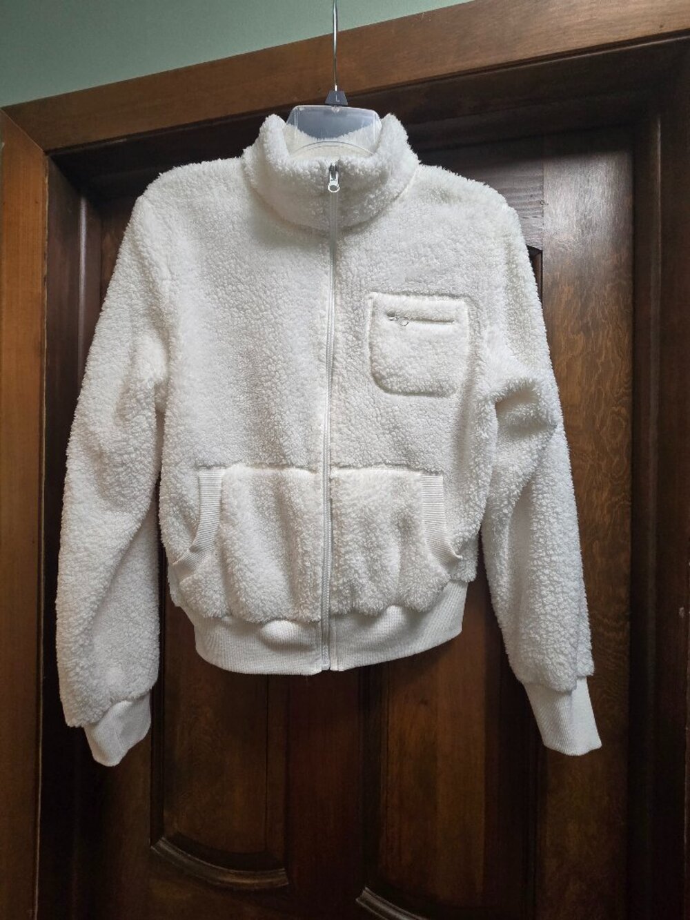 Pullover Fuzzy Jacket.  Size S